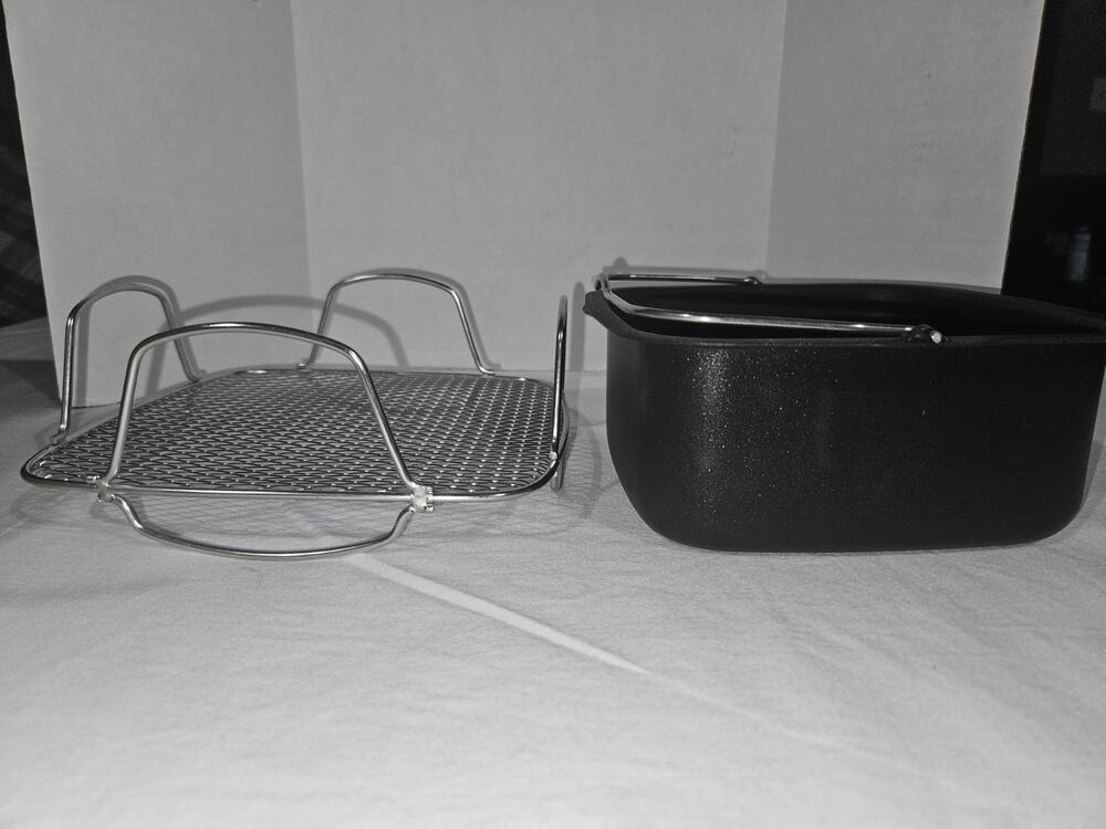 NUWAVE Air Fryer Gourmet Accessory Kit Reversible Rack Baking Pan NEW 36221